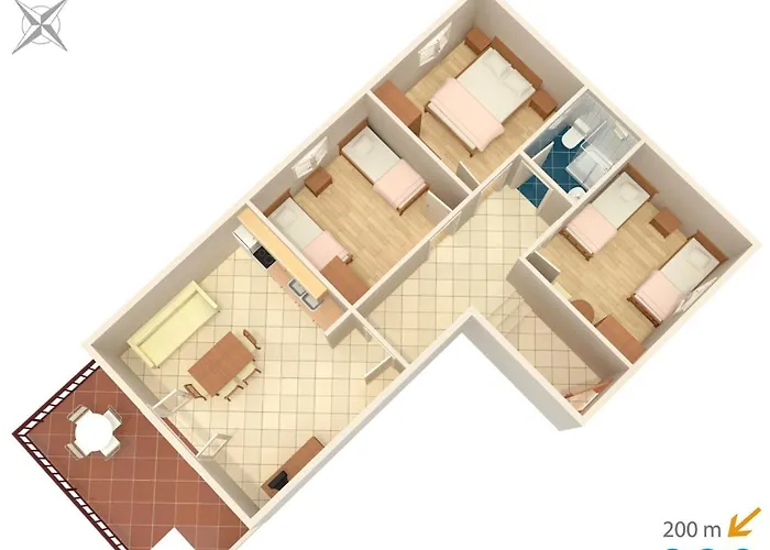 With Parking Space Srima - Vodice, - 6099 Vodice